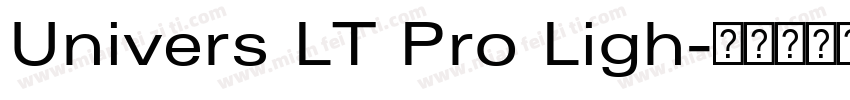 Univers LT Pro Ligh字体转换